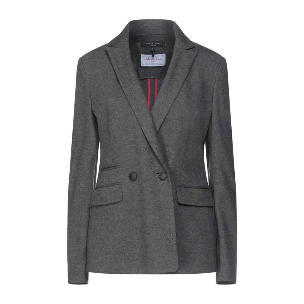 Rag & Bone Takisada Osaka Gray 100% Super Fine Wool Blazer jacket 8 New York